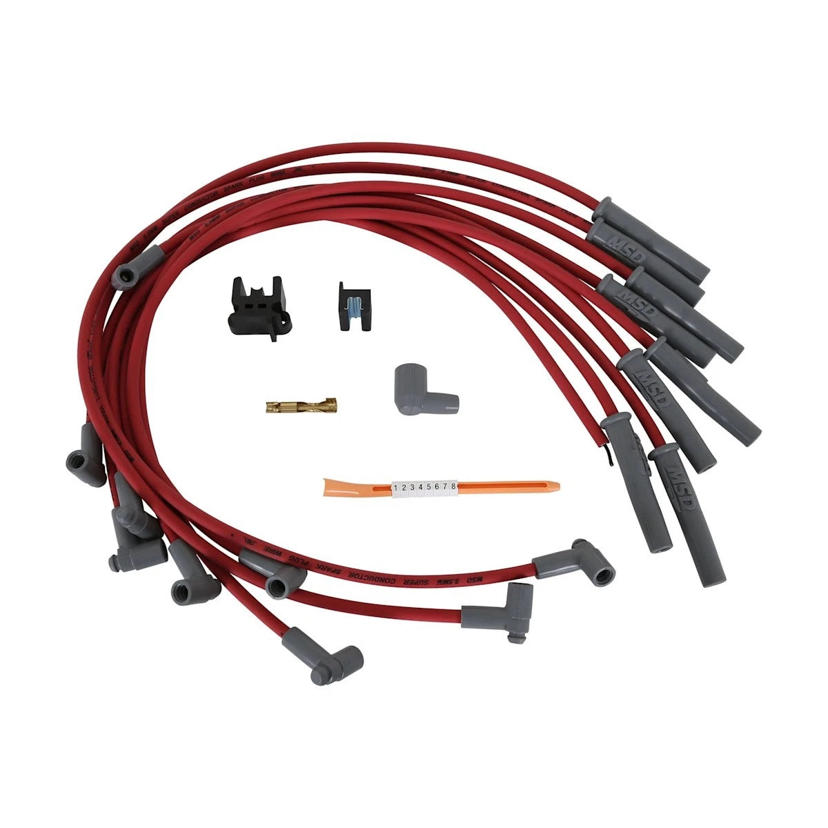 Set of 8 MSD Spark Plug Wires for Chevy Suburban Blazer (1978–1987)