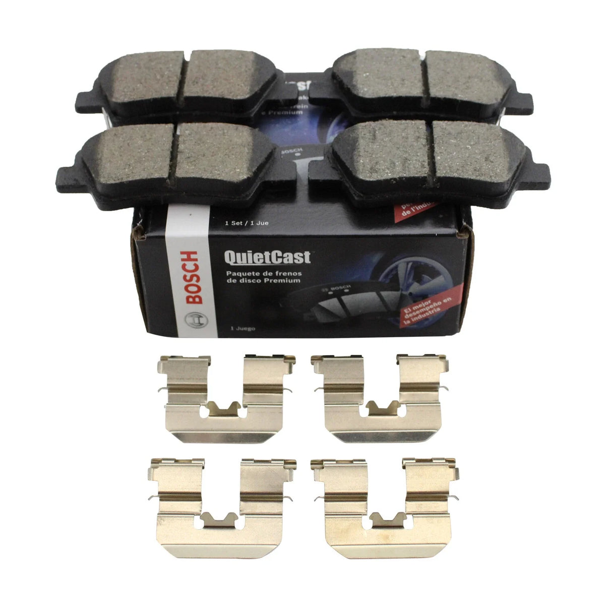 Bosch QuietCast Rear Ceramic Brake Pads for Elantra Sonata Amanti (2001–2019)