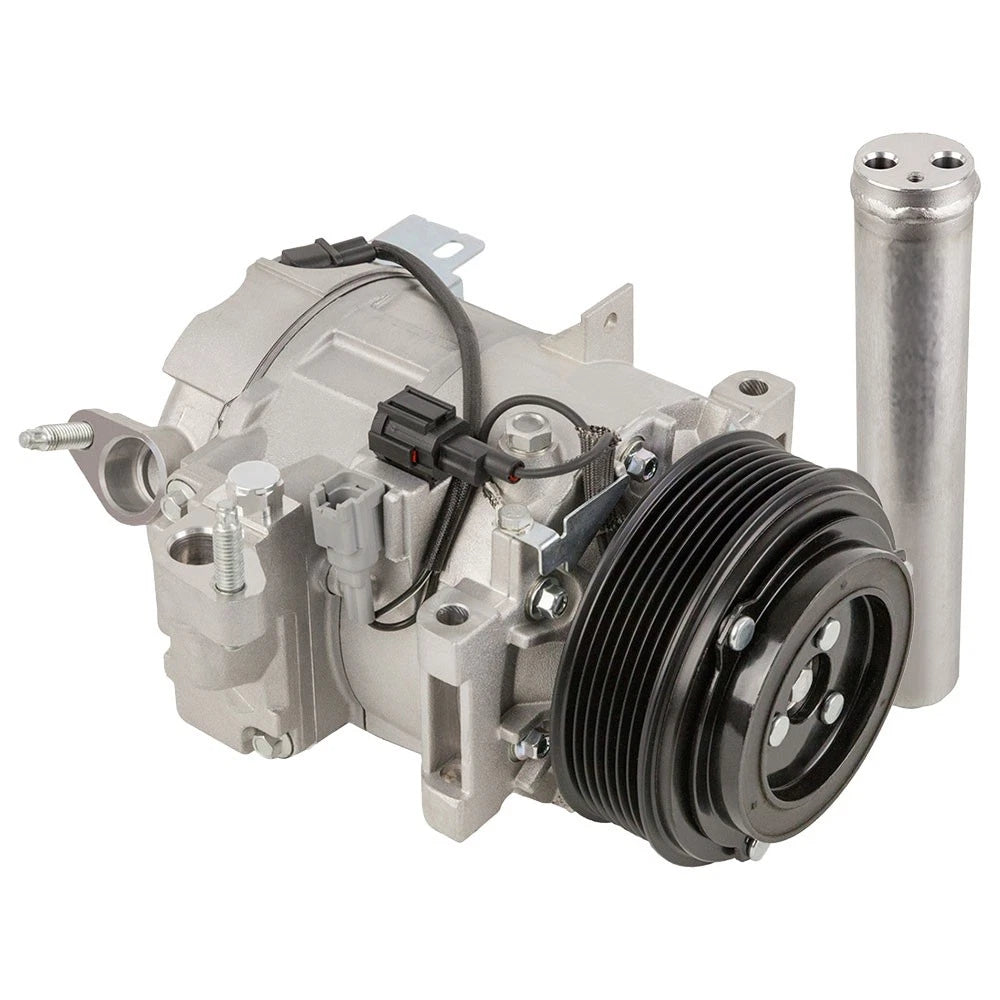 AC Compressor with A/C Drier for Infiniti G35 G37 M35 (2003–2013) 60-88797R2, 0210096, 0210115, 0210148, 0210161