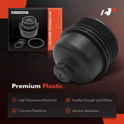 Engine Oil Filter Housing Cover Cap for Jeep Wrangler JK (2007–2018) 68032205AA