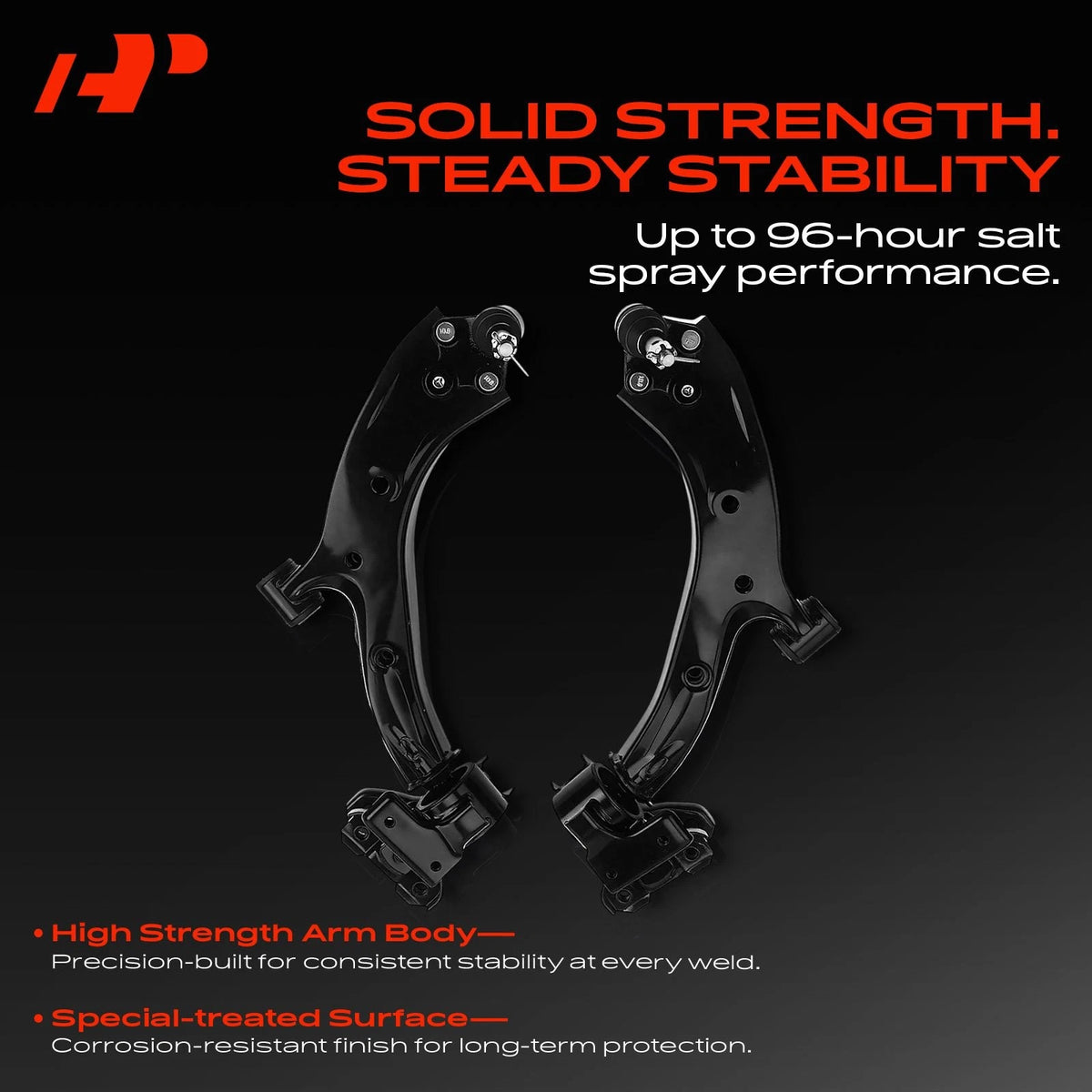 2X Front Lower Control Arm w/ Ball Joint for Honda CR-V (2007–2011) 51360SWAA01, 51360SWAA20, 51360SWAE11