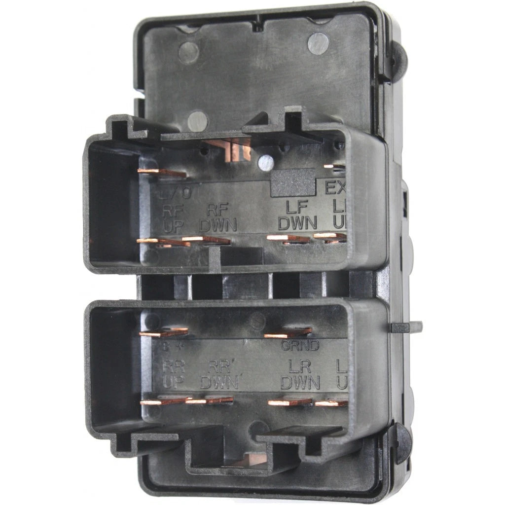 Window Switch for Lincoln Town Car (1998–2002) CLX-M0-USA-REPL505203-CL360A70 Chrome