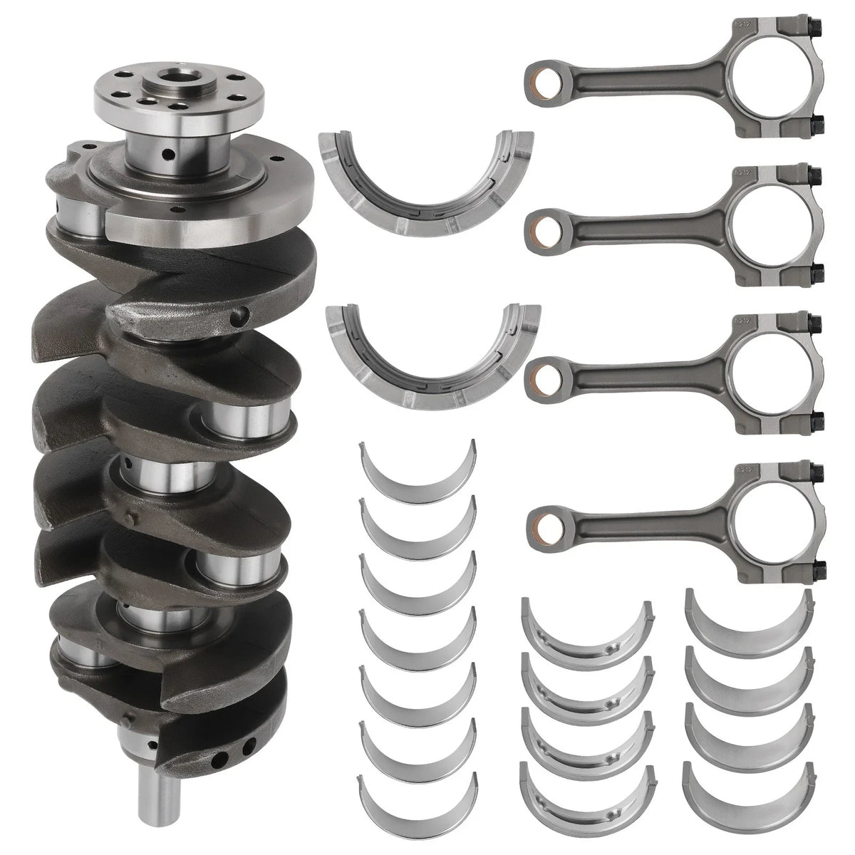 2.4L Engine Crankshaft & Con Rod & Bearings Set for Chevy GMC Buick (2004–2010)