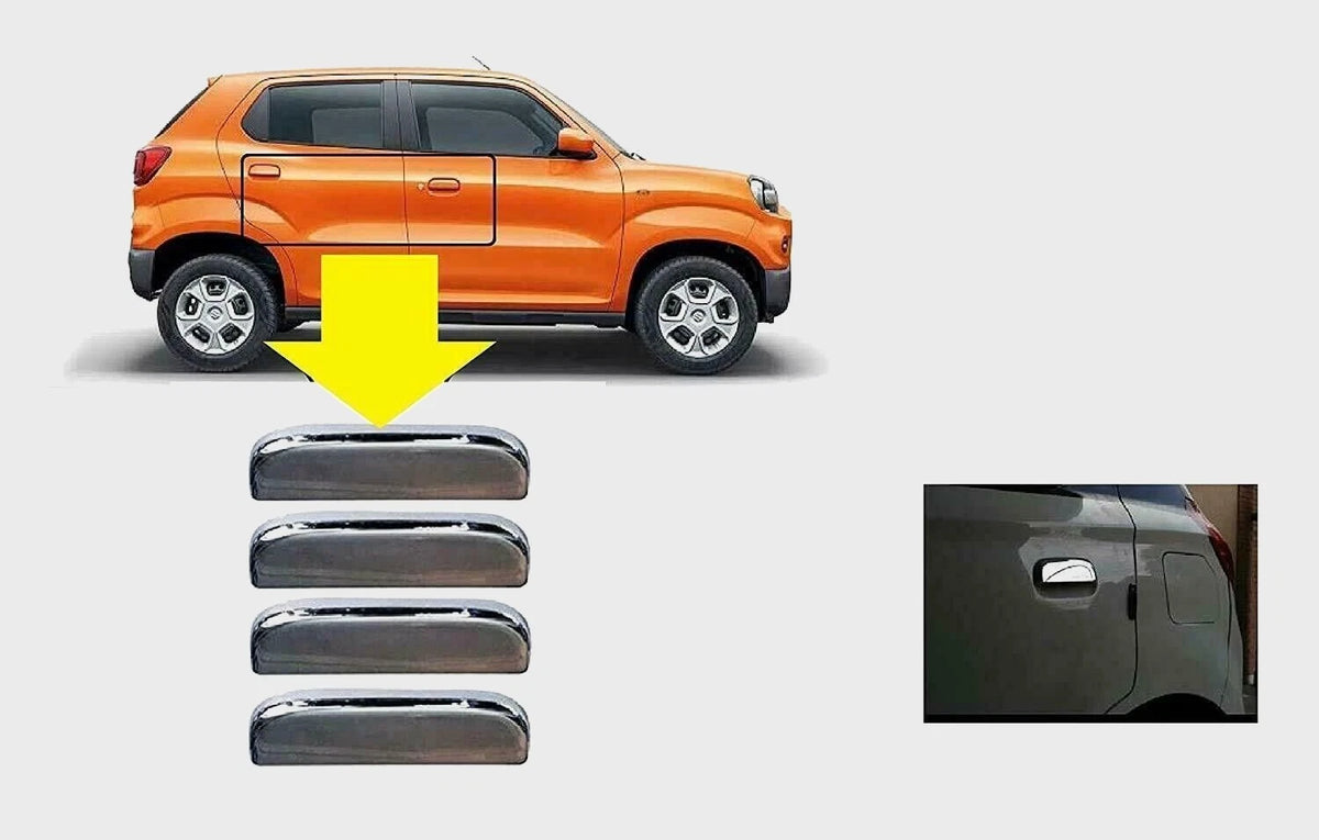 Chrome Plated Door Handle Catch Cover for Maruti Suzuki Spresso