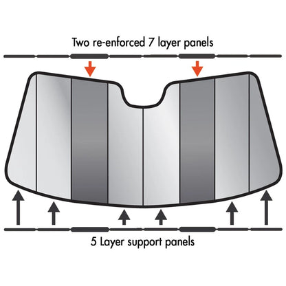 2X Windshield Sunshade for BMW (BM-96-P, 19621342-101)