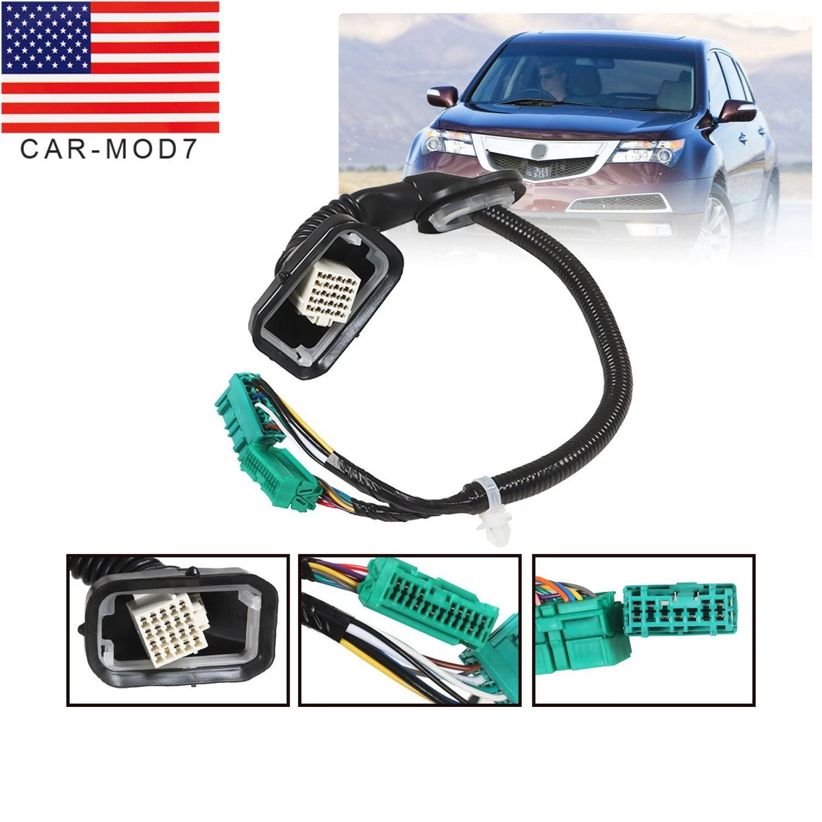 Front Left Driver Door Sub Wire for Honda Acura MDX (2010–2013) 32757-STX-A01