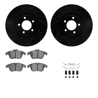 2X Brake Disc and Pad Kit for Jaguar S-Type (2006–2008) WHWH1-20020