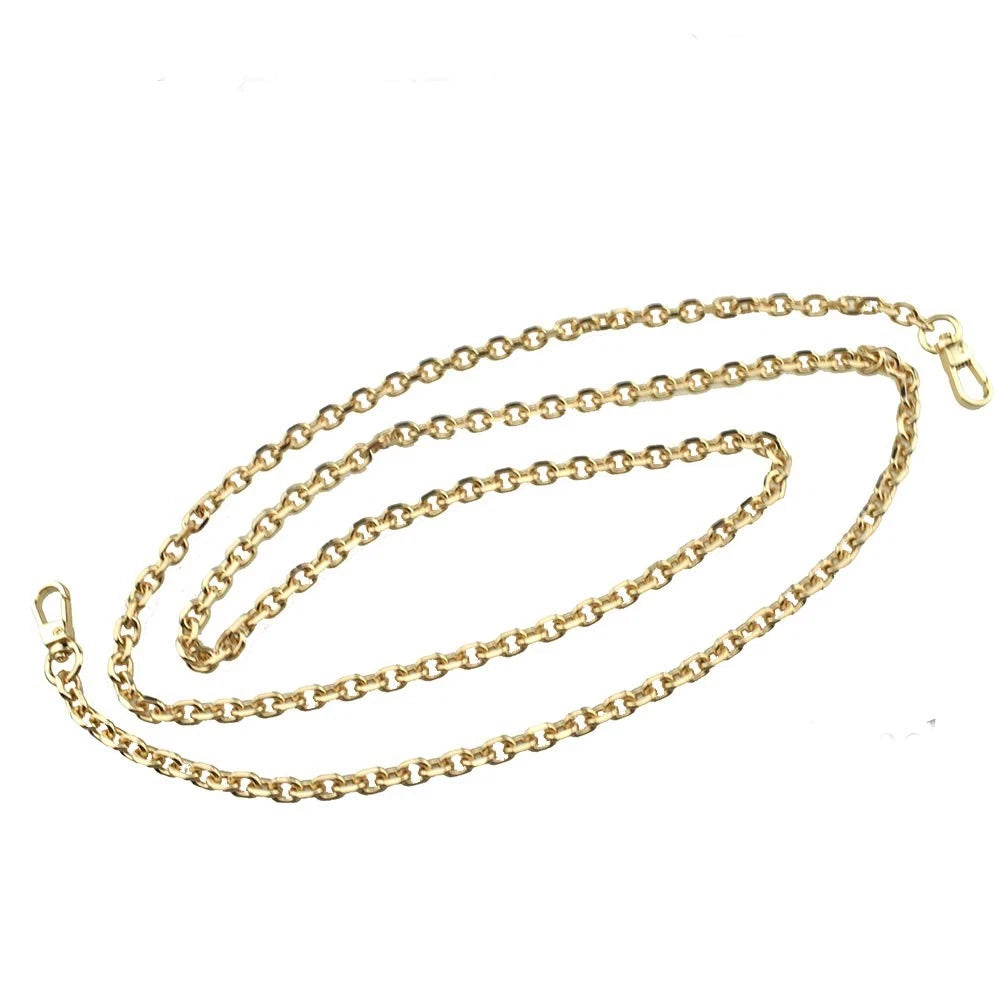 Chain Strap for Mini Pochette Purse (51.2 Inches, Gold)