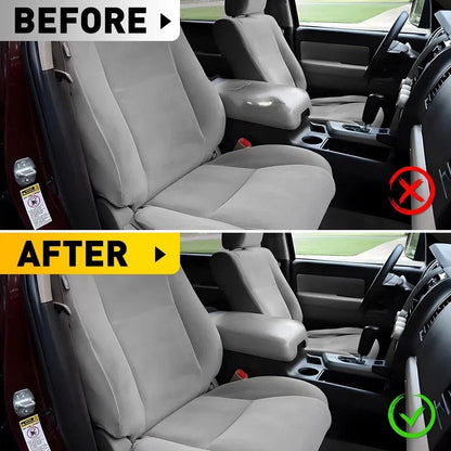 Gray Leather Console Lid Cover for Toyota Tundra (2007–2013) & Sequoia (2008–2022)