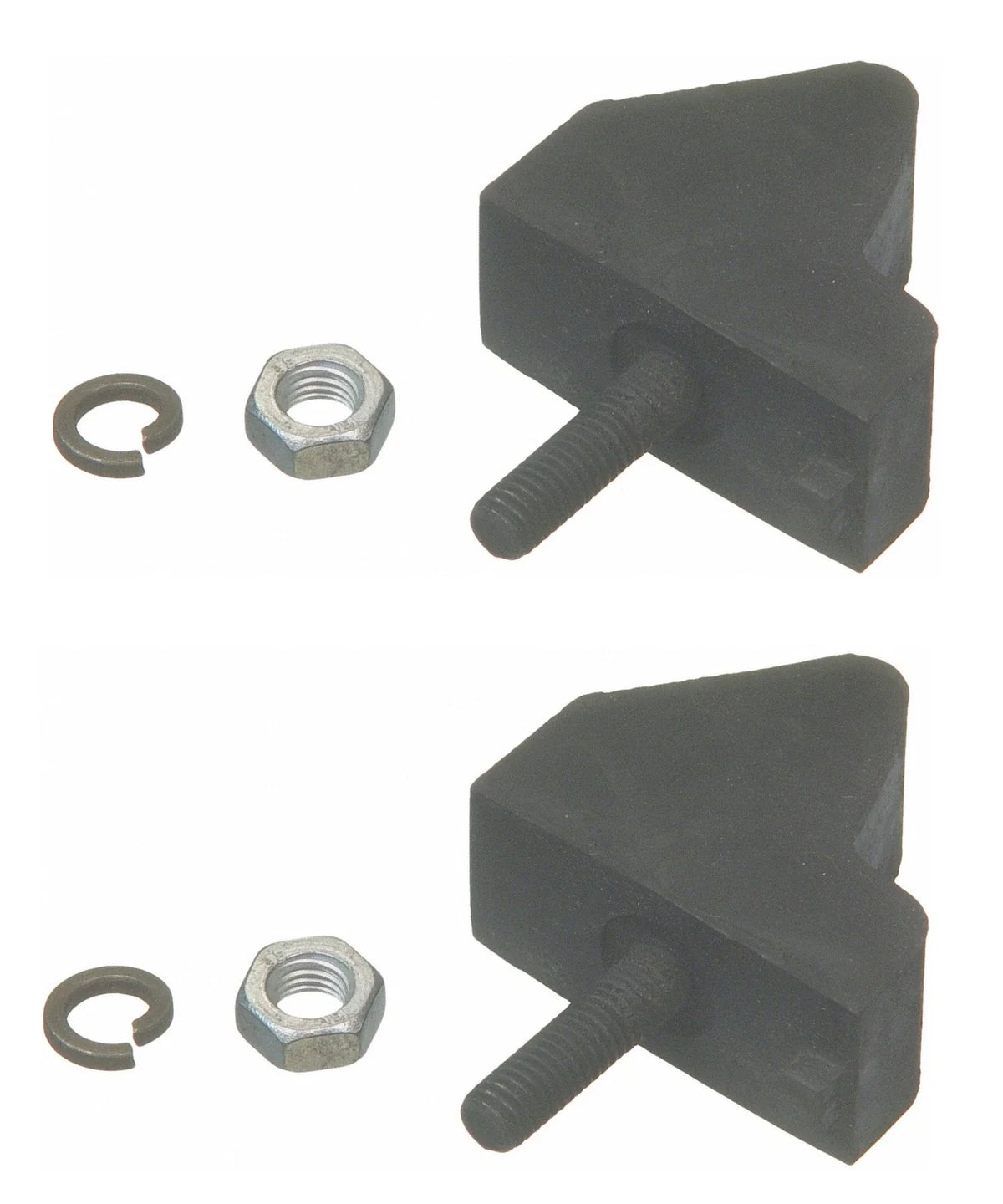 Set of 2 Front Lower Control Arm Bumpers for Pontiac Safari Ventura (N/A)