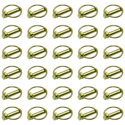 Set of 30 Lynch Pin Clips 7/16" x 1-1/2" for Farm Tractor