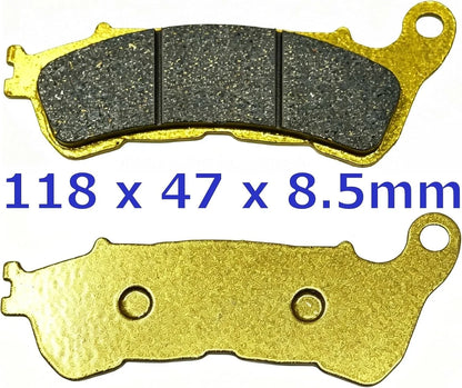 Set of 2 MC Front Rear Brake Pads for Honda GL 1800 Goldwing (2018–2026)