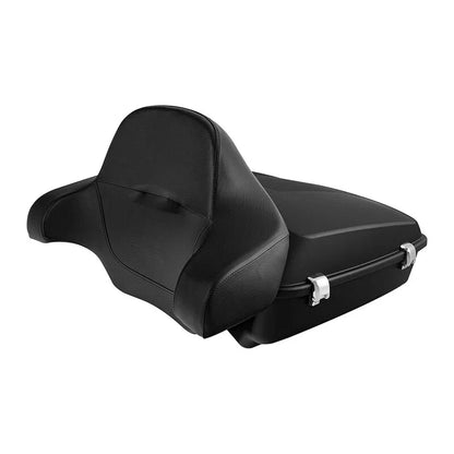 Matte Chopped Trunk Backrest Pad for Harley Touring Road Glide (2014–2026)