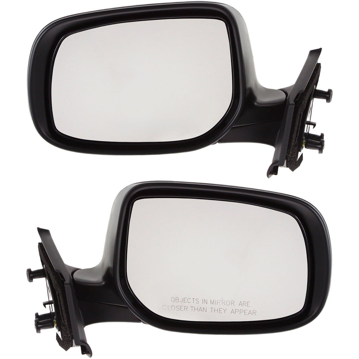 Manual Mirror Set for Toyota Yaris (2007–2011) Manual Folding Paintable
