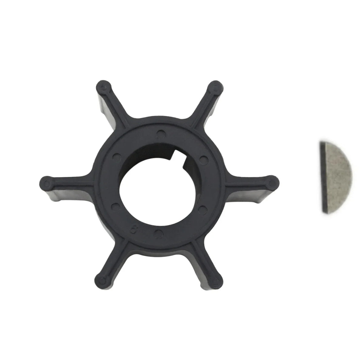 Water Pump Impeller & Key for Yamaha Mariner Outboard 8hp 15hp (1980–2023) 47-95611M 47-81242M