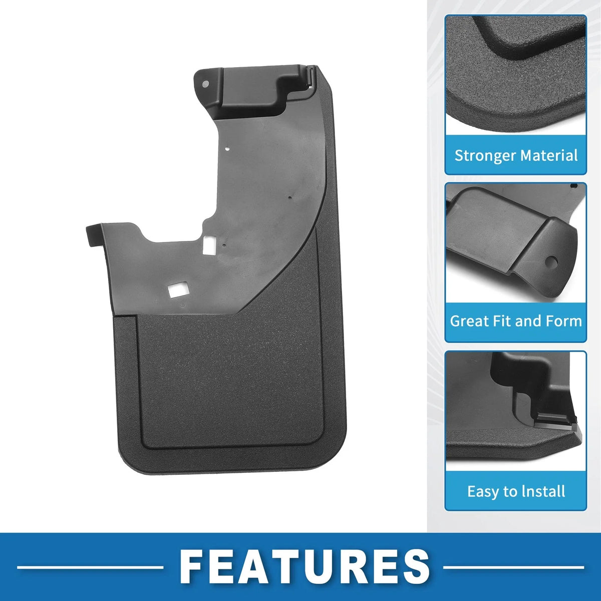 Rear Side Mud Flap Splash Guard for Ford Bronco (2021–2024)