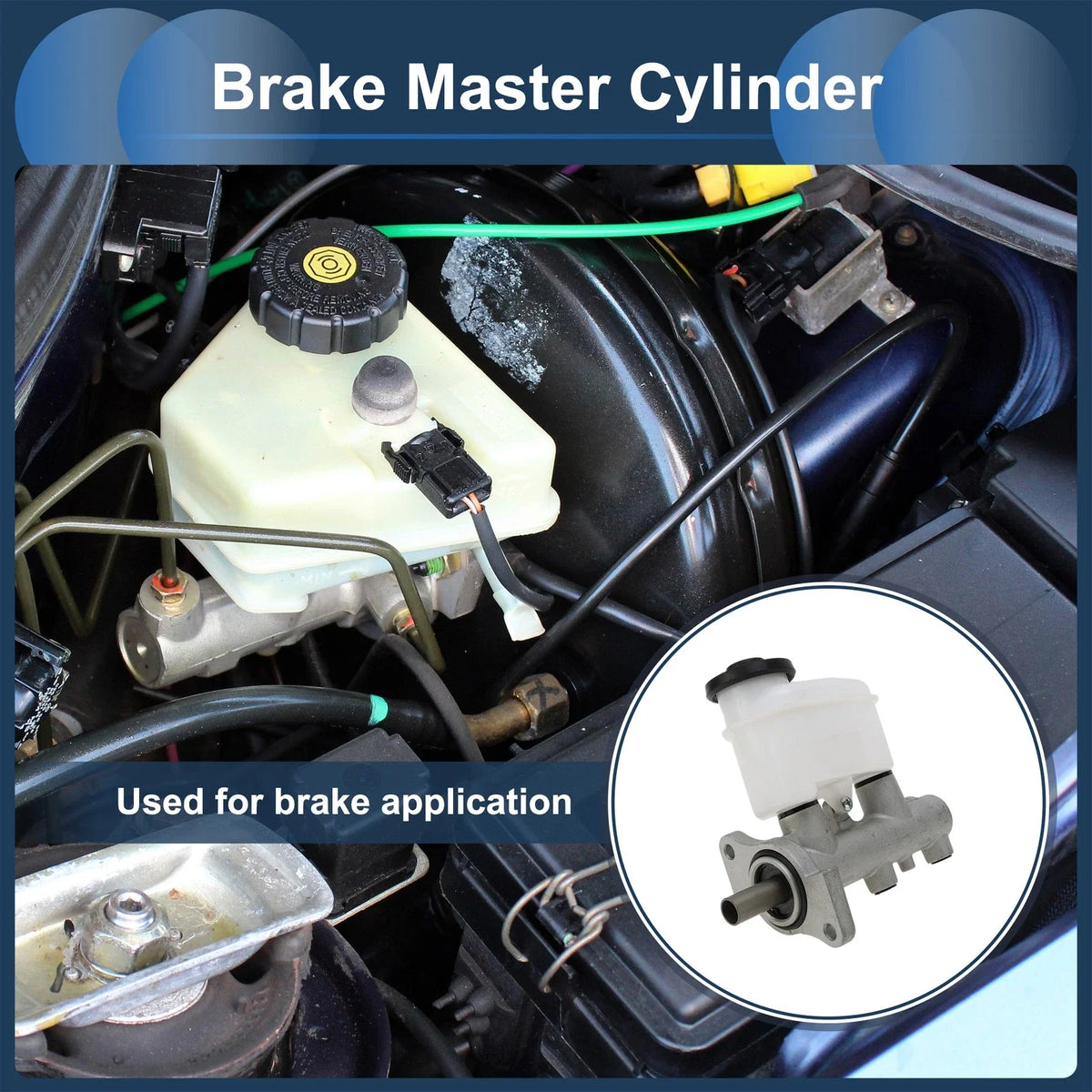Brake Master Cylinder with Reservoir No. 472010C041 for Toyota Sequoia (2001–2007)