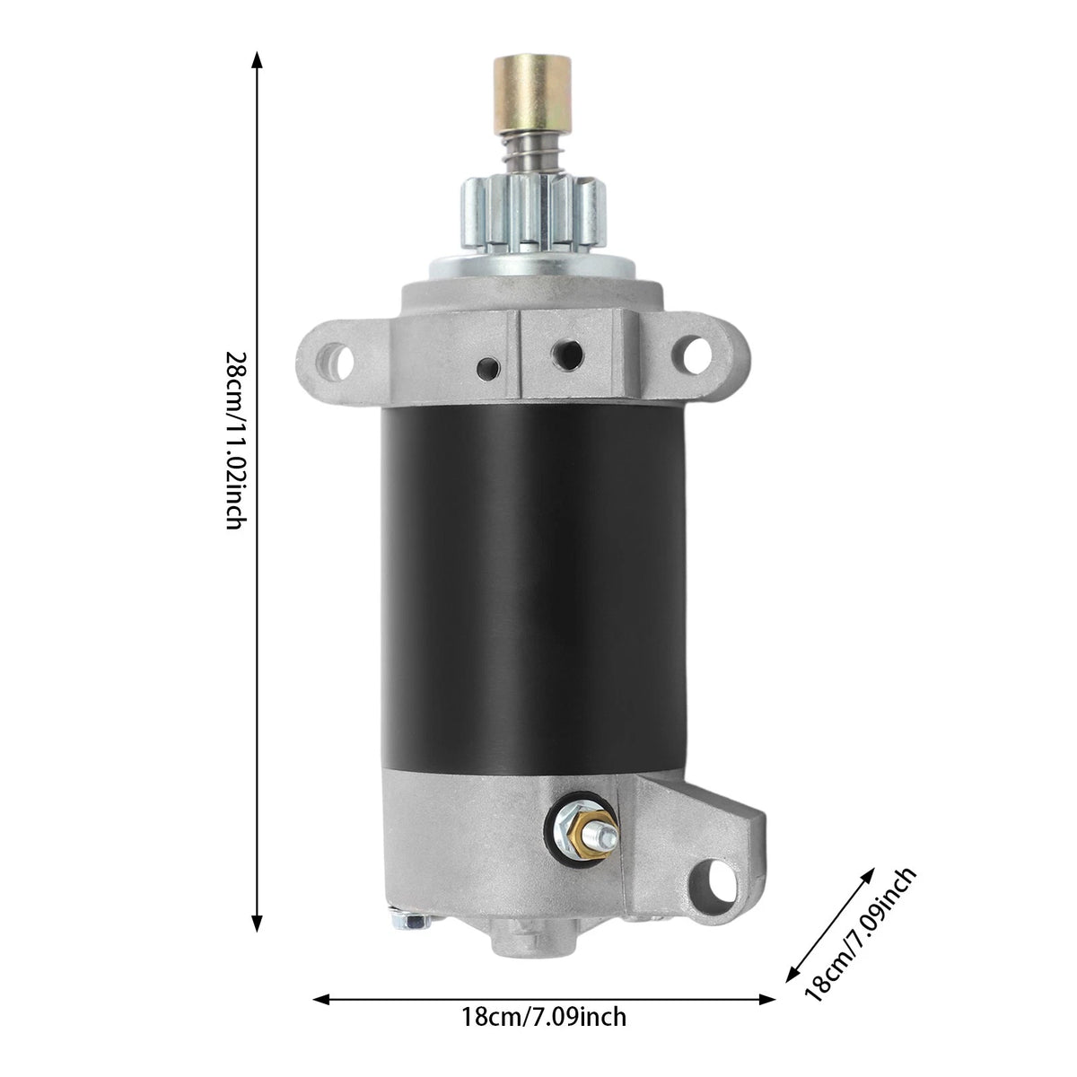 3Pcs Outboard Starter Motors for 20HP 4-Stroke Engine
