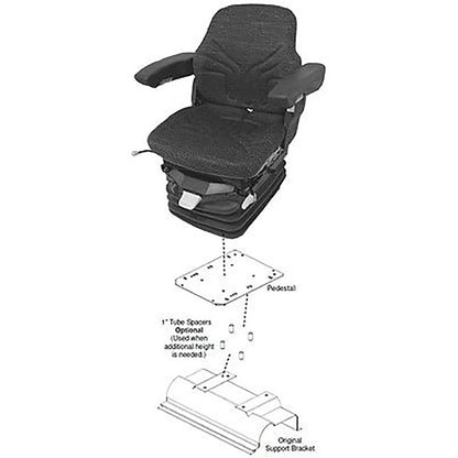 Uni Pro Seat & Air Suspension for KM 1055