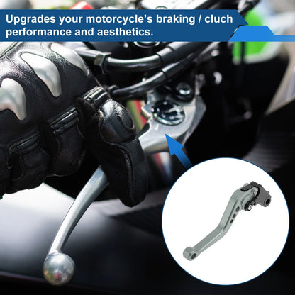 Adjustable Short Brake Clutch Levers for Honda CB599/CB600 (2002–2007) Titanium Tone