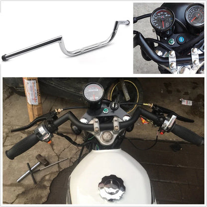7/8" Chrome Motorcycle Drag Bar Handlebar for Harley Honda Suzuki Yamaha