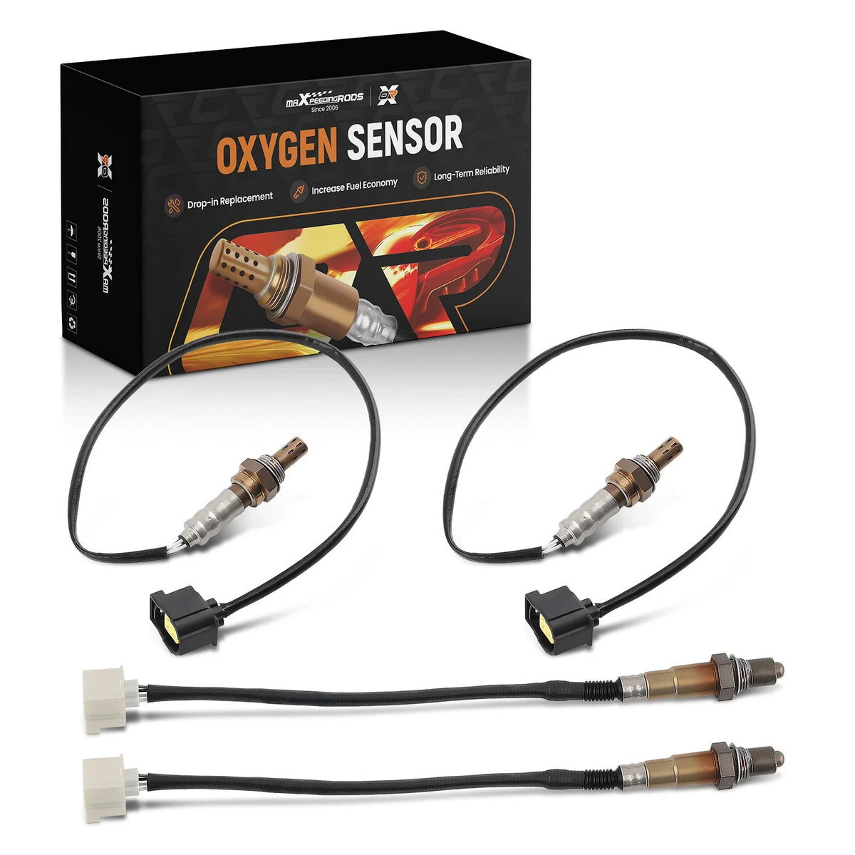 Set of 4 Oxygen O2 Sensors for Chrysler 300 (2005–2023)