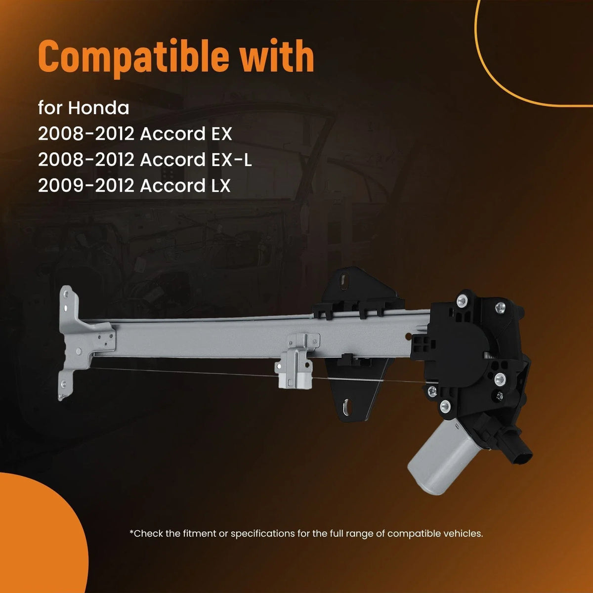 Rear Window Regulator RH for Honda Accord/Crosstour (2010–2015) 72710TA0A01