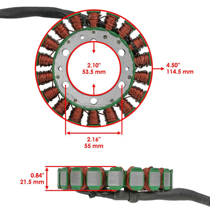 Stator for Kawasaki (21003-0012, ST368, 210030012)