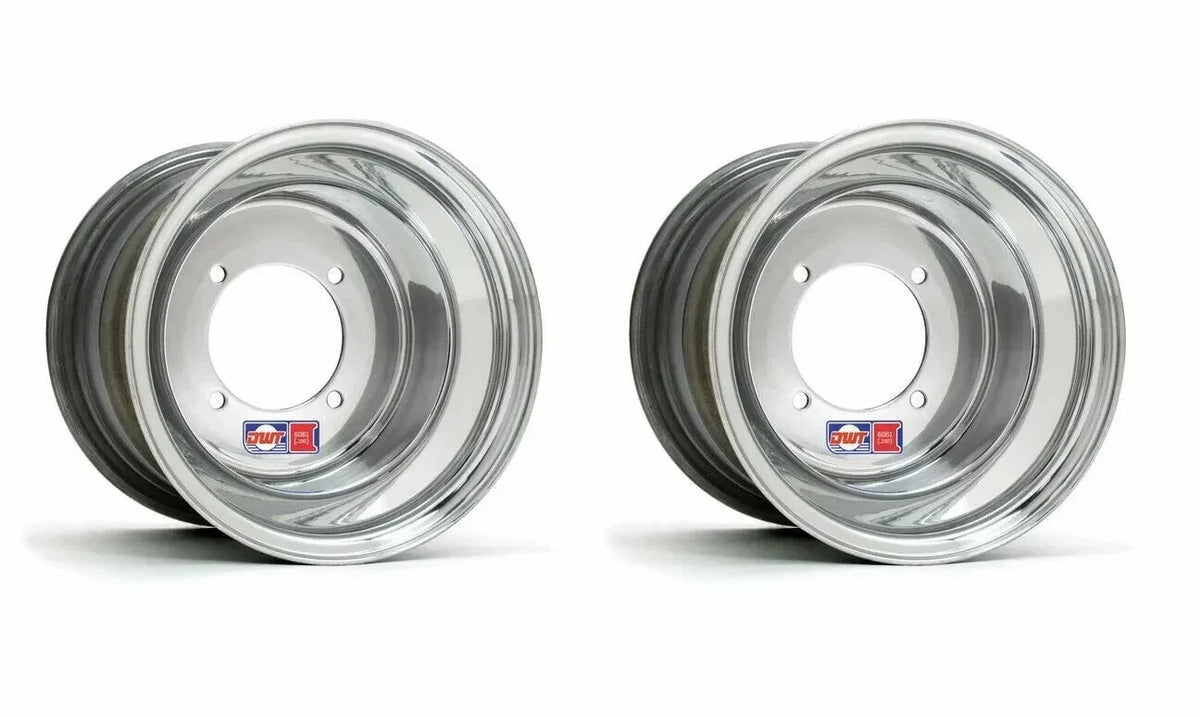 Set of 2 DWT Red Label Rims 11x6 Front & 9x9 Rear for Honda ATC 250R 350X 200X