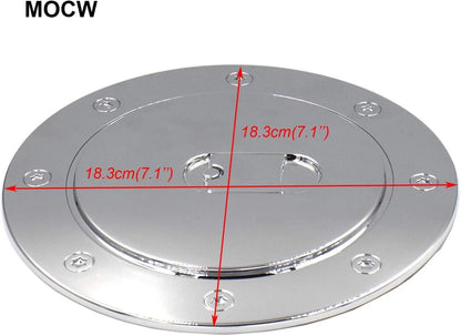 Chrome Fuel Filler Gas Door Cover for Chevy Silverado (1999–2006)