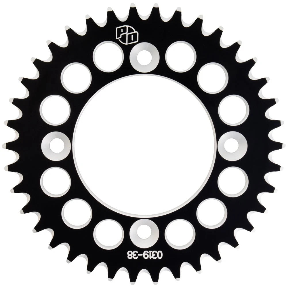 38T Rear Aluminum Sprocket for Honda CRF70F (PD202-38T-Black)