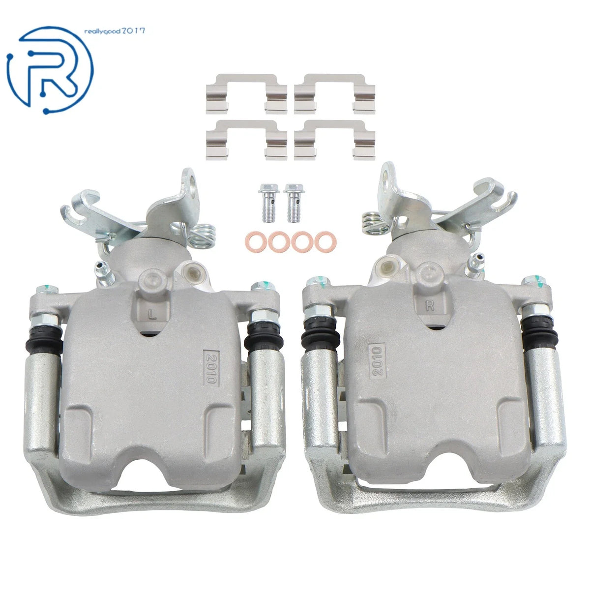 Set of 2 Rear Brake Calipers for Buick LaCrosse Allure (2010–2011) 3.0L V6