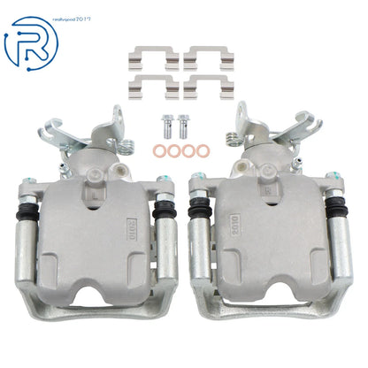 Set of 2 Rear Brake Calipers for Buick LaCrosse Allure (2010–2011) 3.0L V6