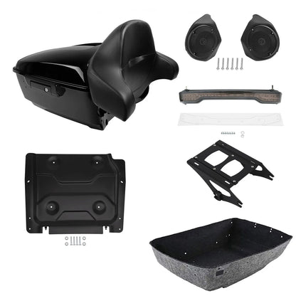 Trunk Pad Mount Speaker Light Plate for Harley Touring Road Glide (2014–2026)