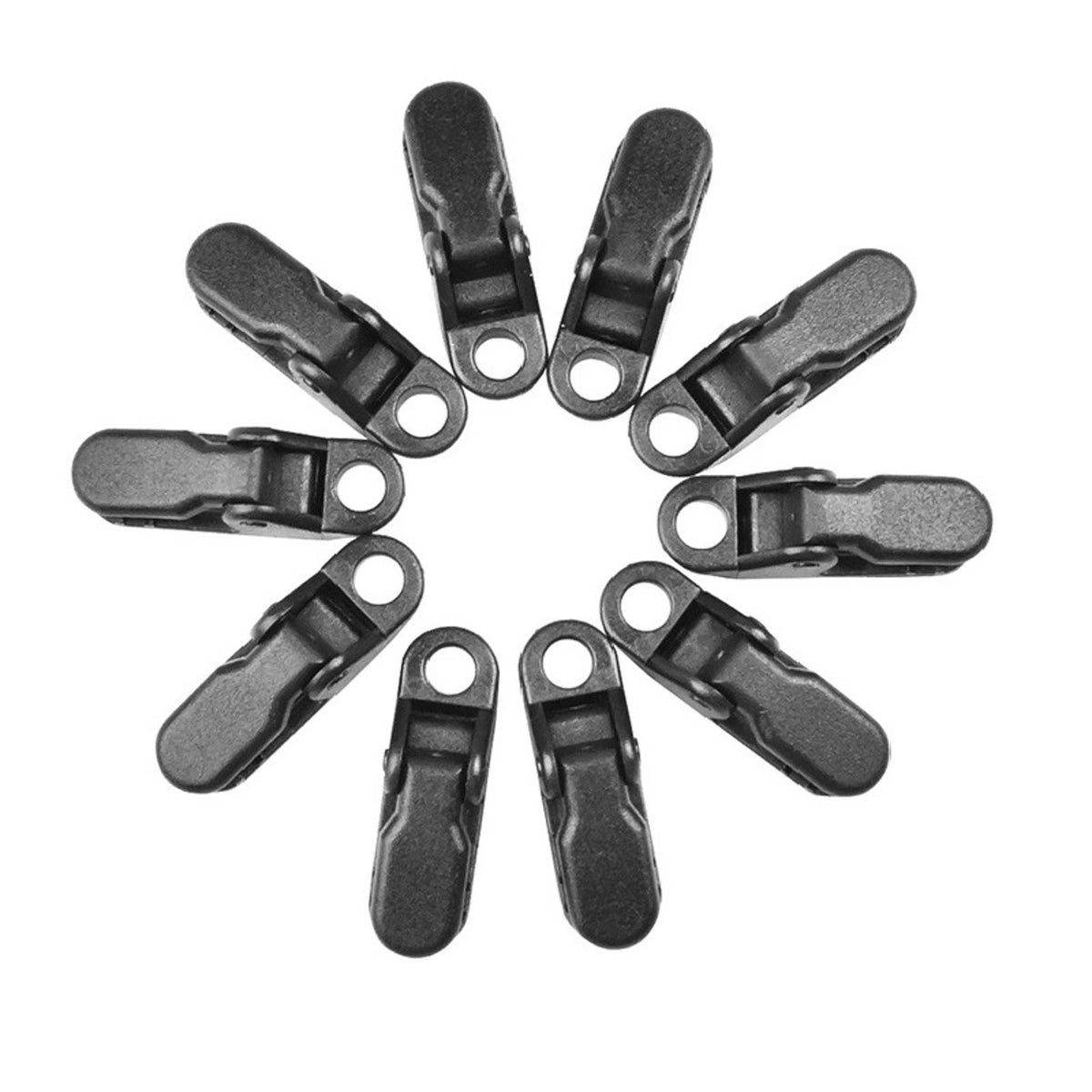 Set of 4 Outdoor Camping Tent Awning Tarp Clamp Gripper Clips