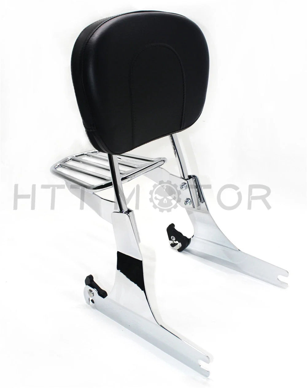 Detachable Sissybar Backrest Luggage Rack for Harley FXDL Dyna Low Rider (2005–2019)