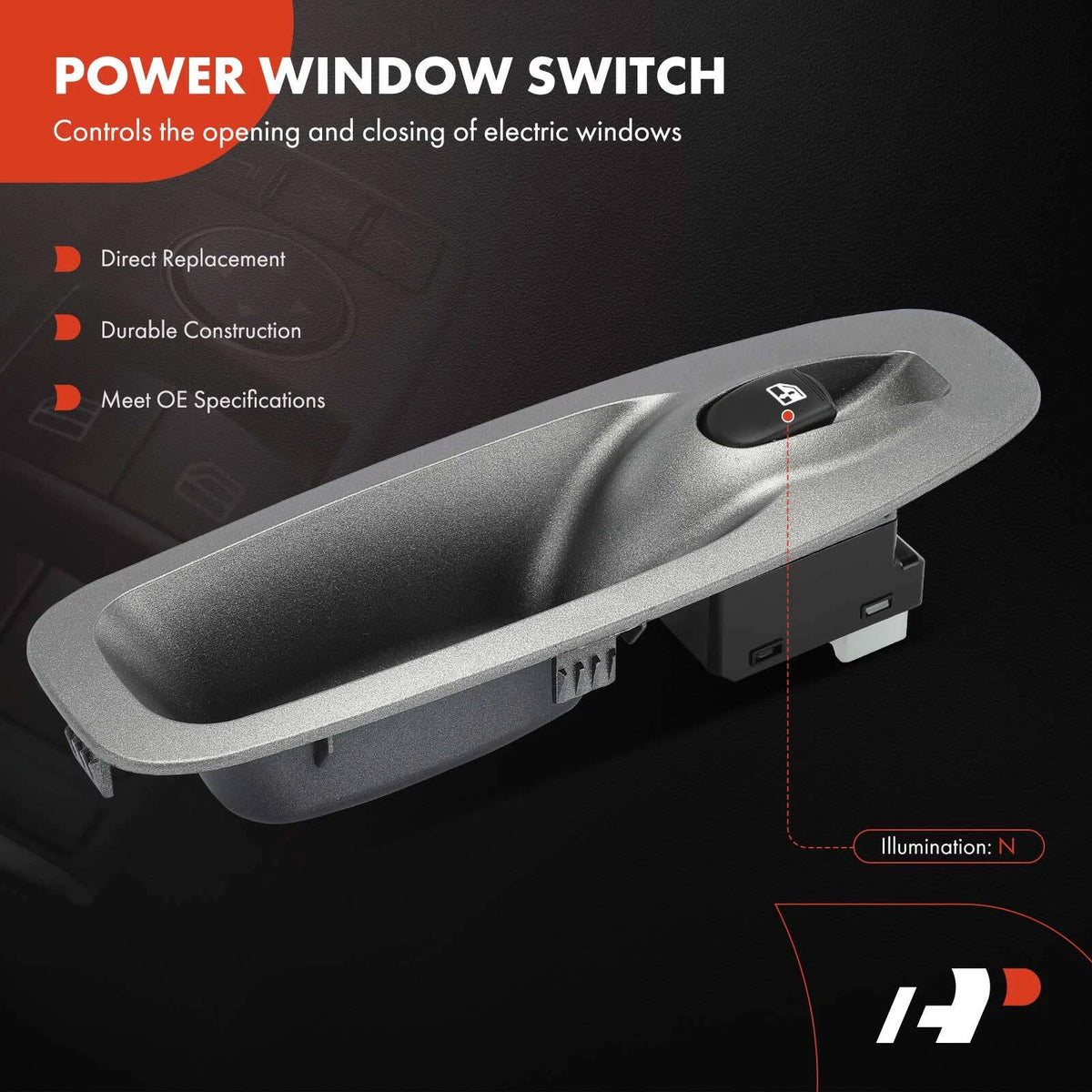 Front Right Power Window Switch for Hyundai Accent (2003–2005) 9358025005NR, DWS1142