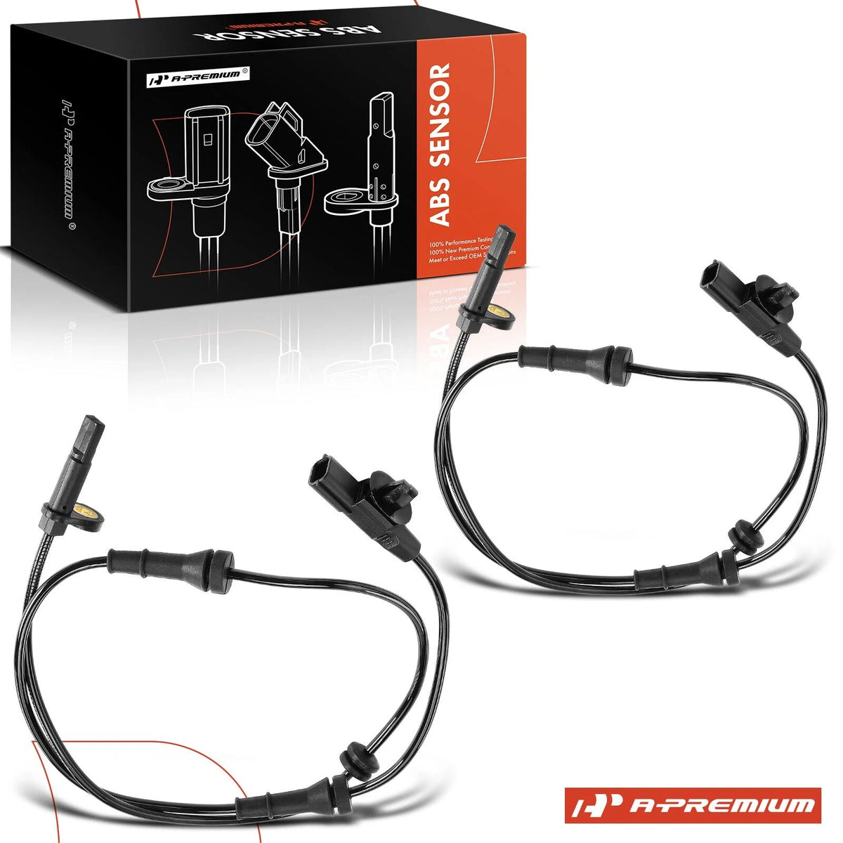 2X Front ABS Wheel Speed Sensor for Nissan Altima (2019–2025) 479106CA0B, ALS3184