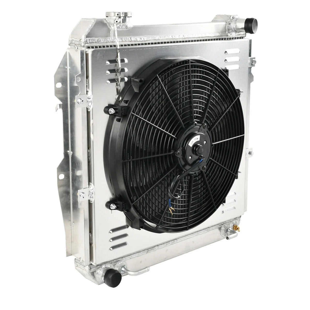 3 Row Aluminum Radiator Shroud Fan for Toyota Pickup 4Runner (1988–1995)