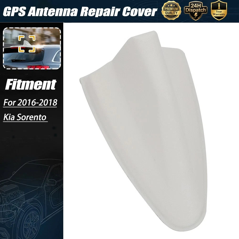 Shark Fin Antenna Aerial Cover for Kia Sorento (2016–2018) - White Replacement