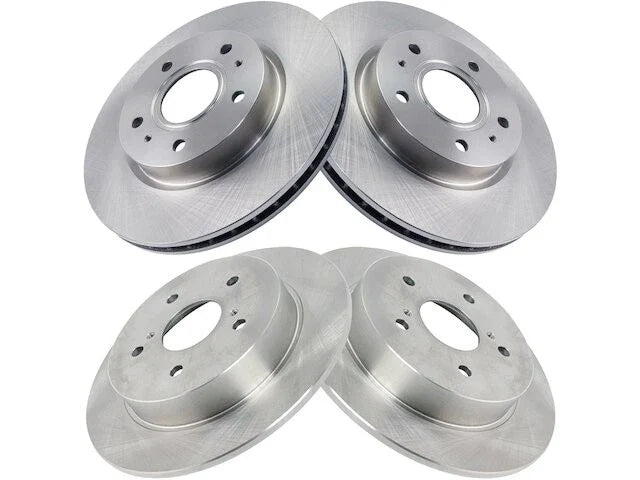 Set of 2 Front and Rear Brake Rotors for Suzuki SX4 (2007–2013) HV214WN