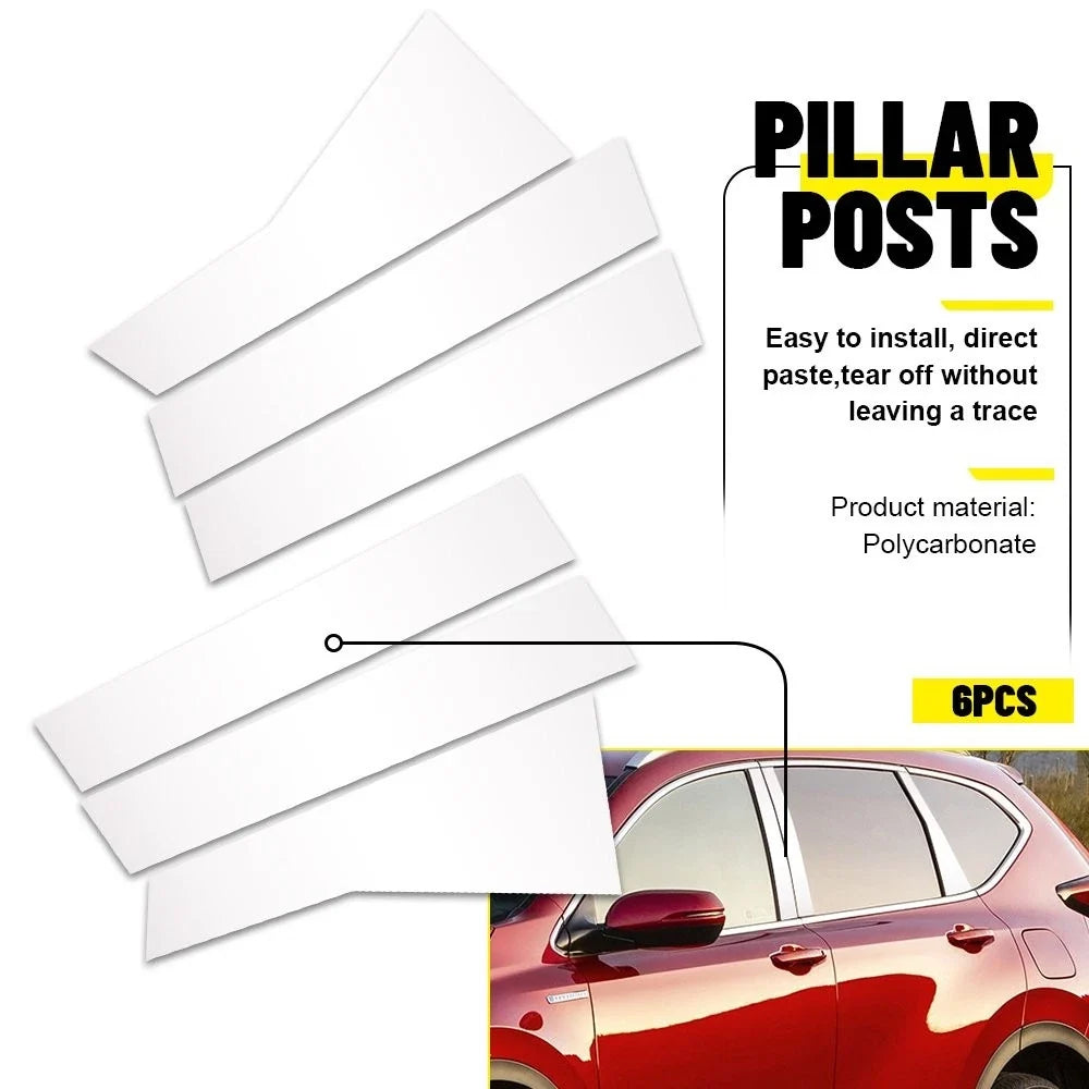 Set of 4 Door Pillar Post Trim Covers for Honda CR-V (2017–2022)