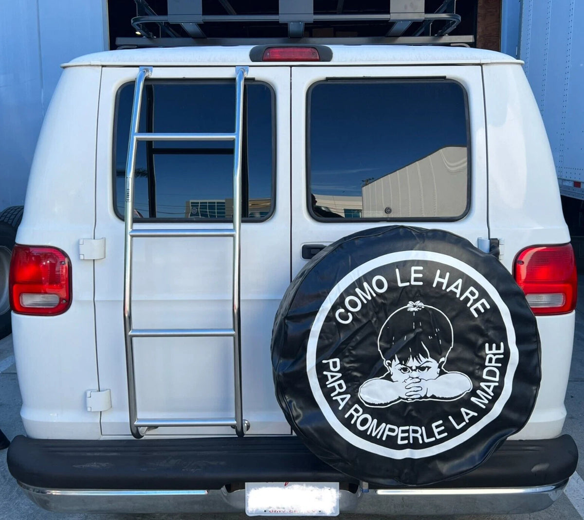 15" Angry Boy Black Tire Cover for Universal Fit (TC138)