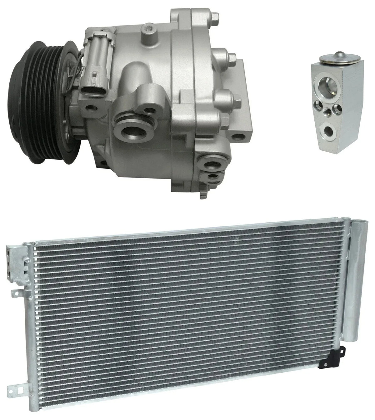 AC Compressor Kit With Condenser for Chevrolet Trax 1.4L (2016–2016)