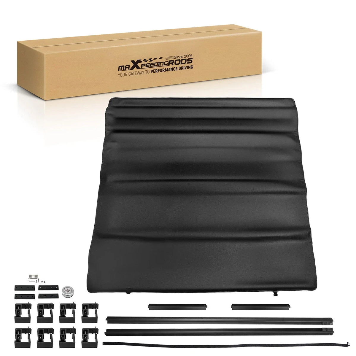 8FT Soft Vinyl Roll Up Tonneau Cover for Chevrolet Silverado GMC Sierra (1988–2007)