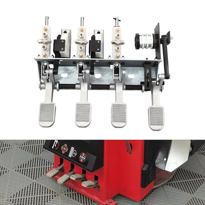 4 Pedal Tire Changer Steel Frame Foot Control Air Valve