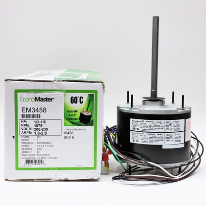 4-in-1 Condenser Fan Motor for EconoMaster EM3458