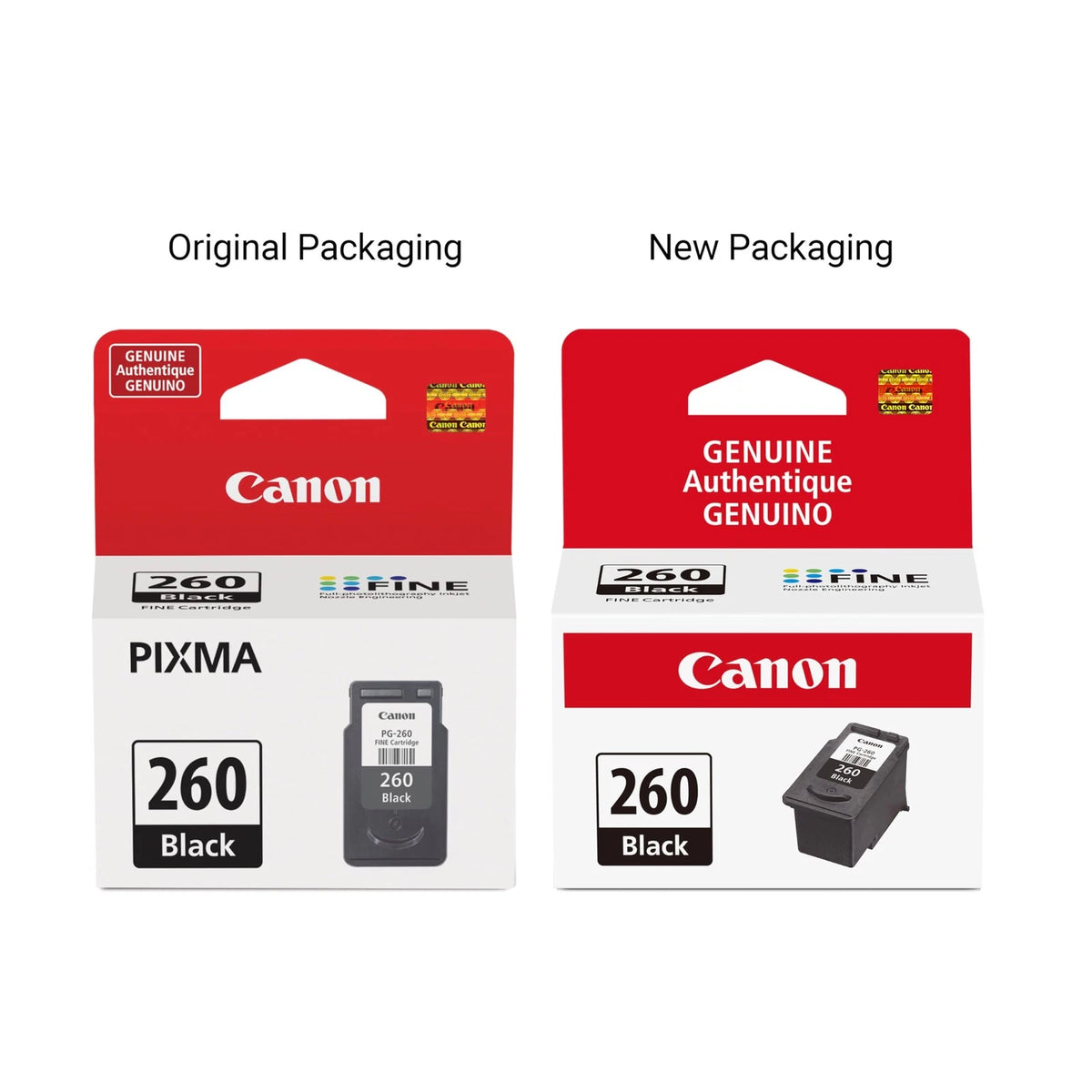 Canon PG-260 Black Ink Cartridge for Various Printers (Pack of 1)