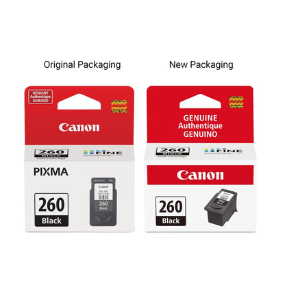 Canon PG-260 Black Ink Cartridge for Various Printers (Pack of 1)