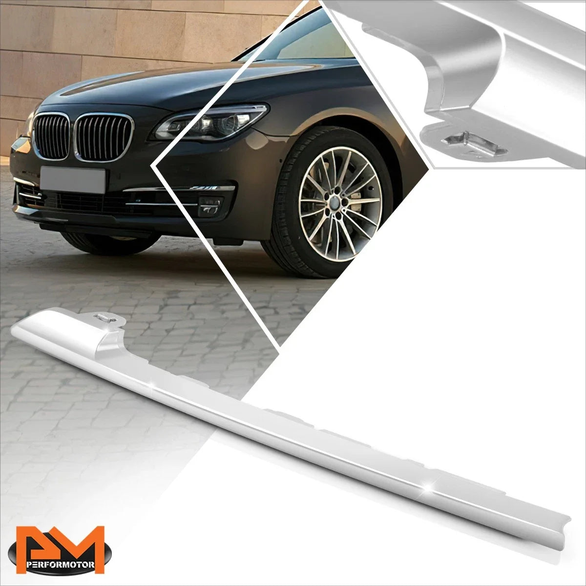 Front Driver Left Lower Bumper Cover Molding for BMW 740i 740Li 740Ld 750i (2013–2015)
